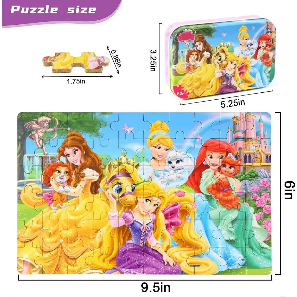 MZZOTOY Princess Puzzles for Kids Ages 4-8